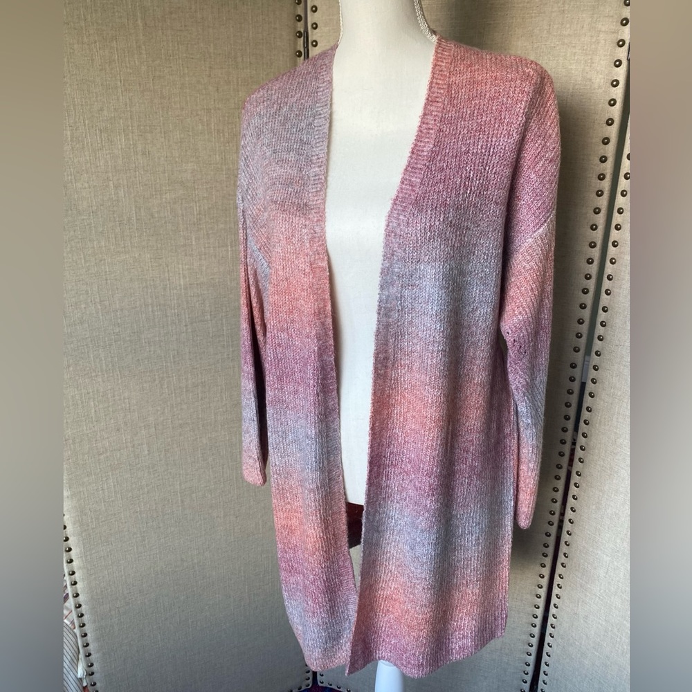 American Eagle Outfitters Ombré Open Front Cardigan, XS/S